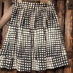 Black and white Patricia Luca skirt